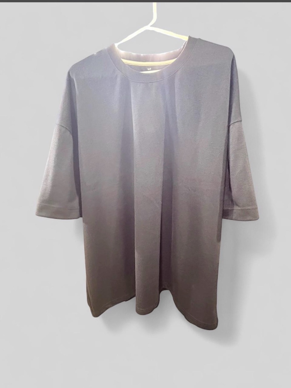 Men's Short Sleeve Tee cropped heavyweight drop shoulder Relaxed Casual Shirt